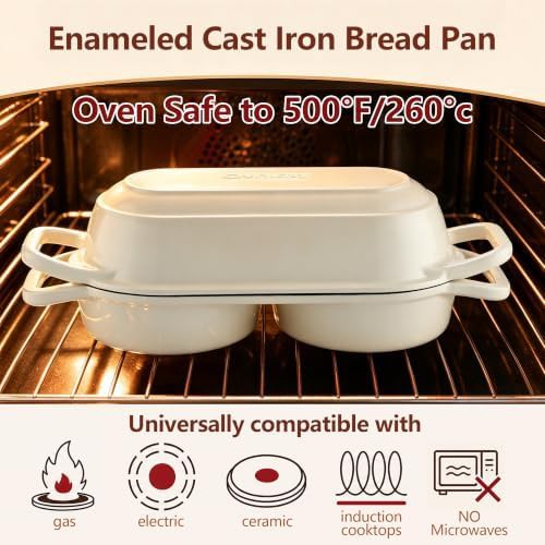 Mini enameled cast iron bread baking pot — photo 3