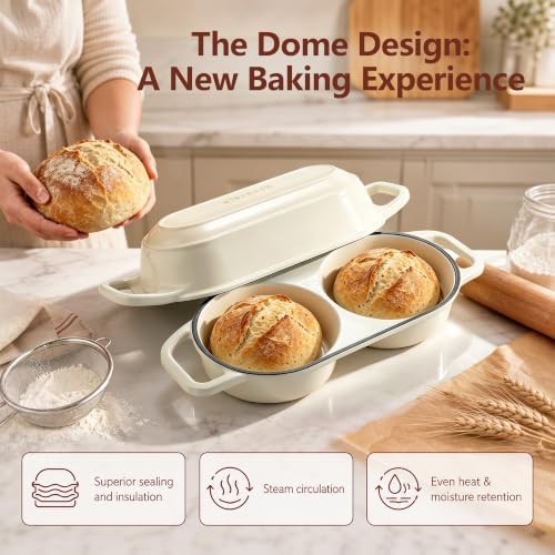 Mini enameled cast iron bread baking pot — photo 5