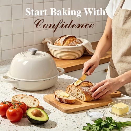 Six quart enameled bread baking pot — photo 5