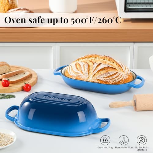 Culivora five-quart oval enameled bread pot — photo 4