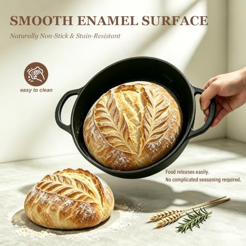 Cast iron bread oven with 6 quart capacity — photo 3