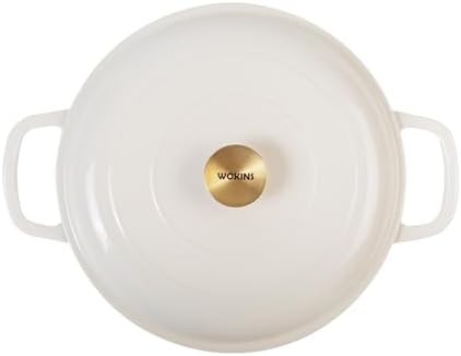 Cream shallow braiser two quart pot — photo 4