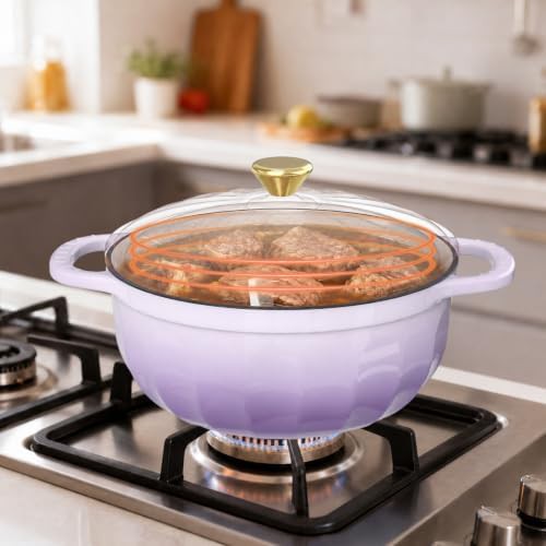 Purple gradient enameled 5 quart pot — photo 4